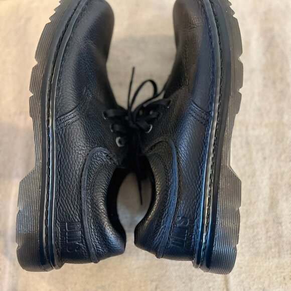 Dr. Martens Unisex Industrial Hampshire Black Service Leather Shoes Sz 9M-W10 - Picture 10 of 13
